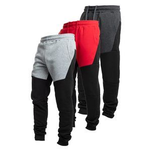 NEW Ultra Performance 3 Pack Fleece Active Tech Joggers for Men, Mens Sweatpants